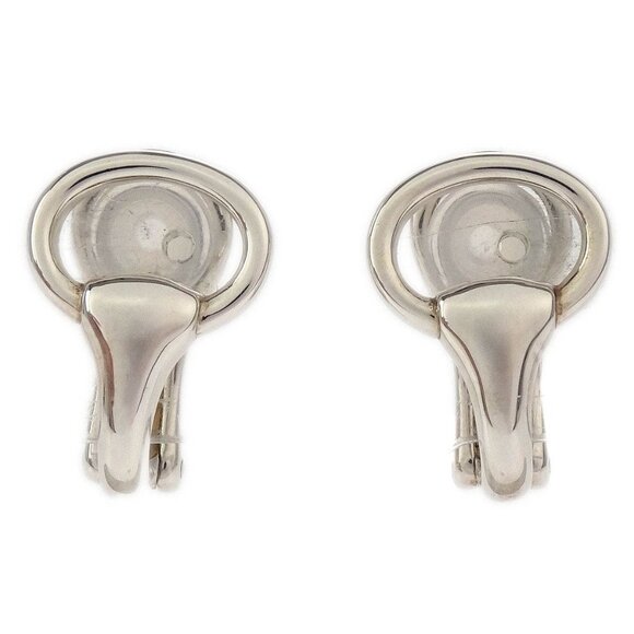 Hermes Nausicaa Earrings Clip-On Silver - Picture 1 of 4